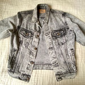 VINTAGE acid wash jean jacket